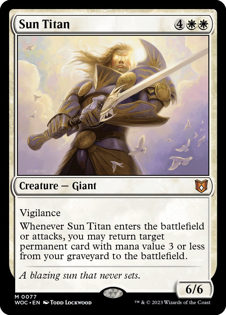 Sun Titan [Wilds of Eldraine Commander] | Empire Gaming NC