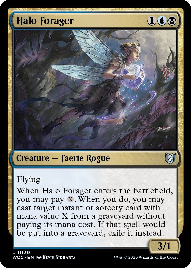 Halo Forager [Wilds of Eldraine Commander] | Empire Gaming NC