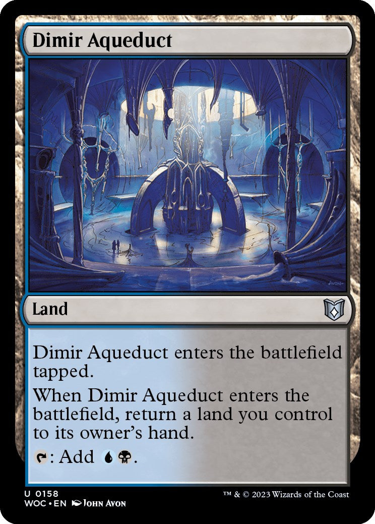 Dimir Aqueduct [Wilds of Eldraine Commander] | Empire Gaming NC