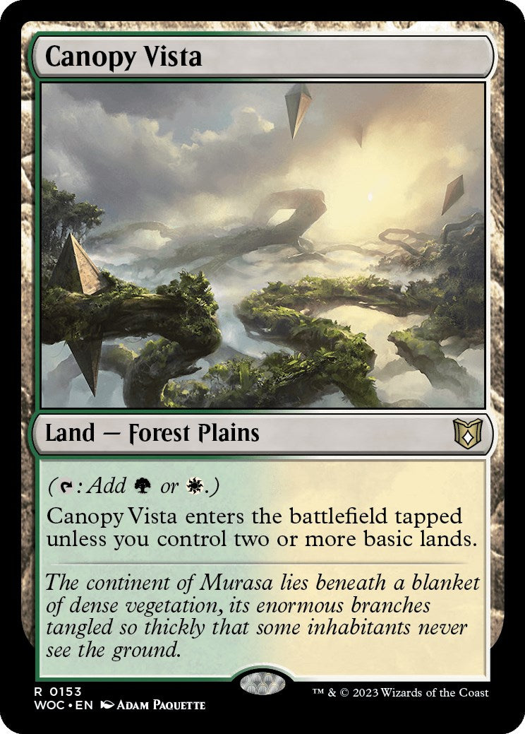 Canopy Vista [Wilds of Eldraine Commander] | Empire Gaming NC