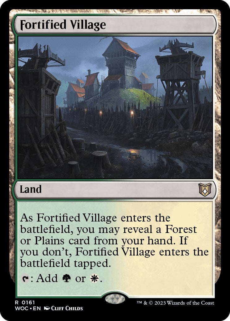 Fortified Village [Wilds of Eldraine Commander] | Empire Gaming NC