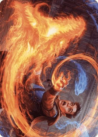 Frantic Firebolt Art Card [Wilds of Eldraine Art Series] | Empire Gaming NC