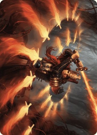 Heartflame Duelist Art Card [Wilds of Eldraine Art Series] | Empire Gaming NC