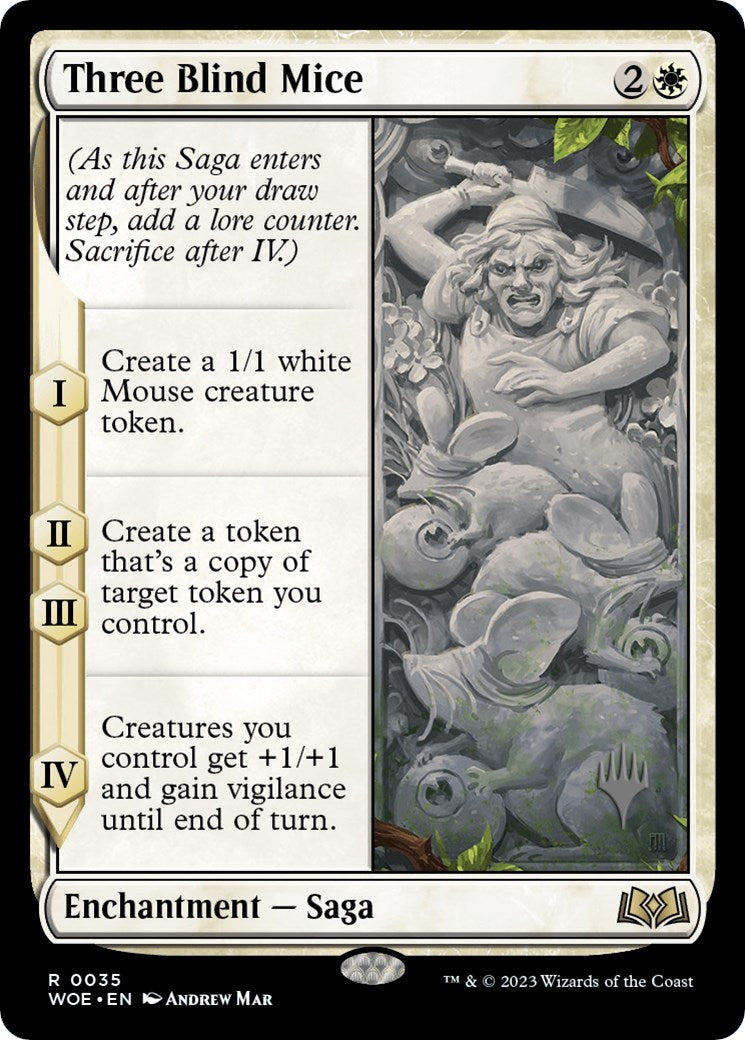 Three Blind Mice (Promo Pack) [Wilds of Eldraine Promos] | Empire Gaming NC