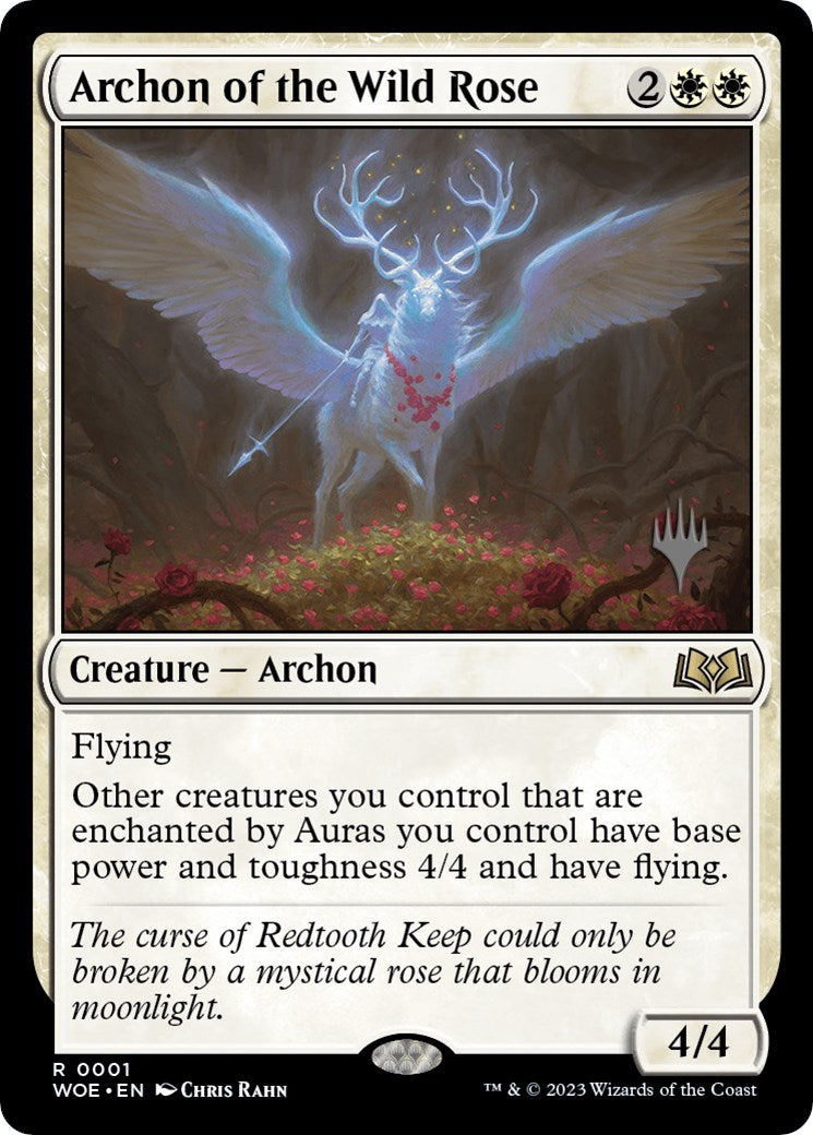 Archon of the Wild Rose (Promo Pack) [Wilds of Eldraine Promos] | Empire Gaming NC