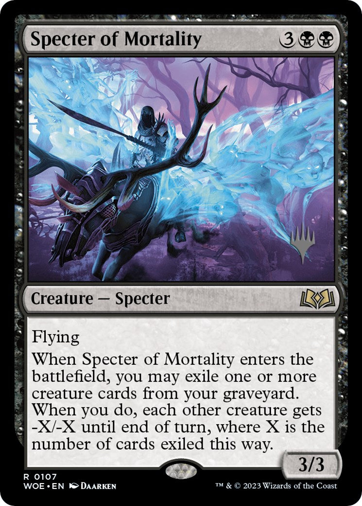 Specter of Mortality (Promo Pack) [Wilds of Eldraine Promos] | Empire Gaming NC