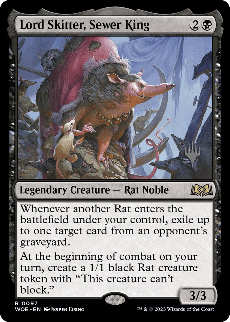 Lord Skitter, Sewer King (Promo Pack) [Wilds of Eldraine Promos] | Empire Gaming NC