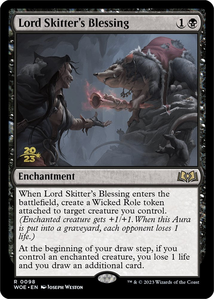 Lord Skitter's Blessing [Wilds of Eldraine Prerelease Promos] | Empire Gaming NC