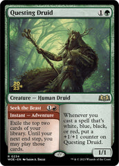 Questing Druid // Seek the Beast [Wilds of Eldraine Prerelease Promos] | Empire Gaming NC