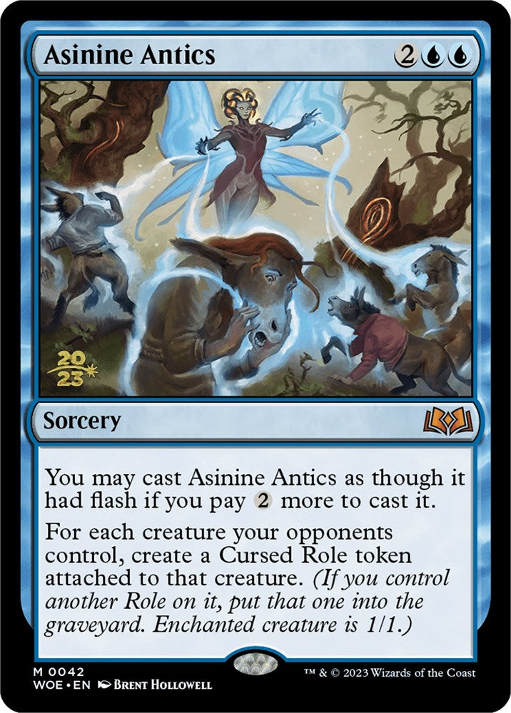 Asinine Antics [Wilds of Eldraine Prerelease Promos] | Empire Gaming NC