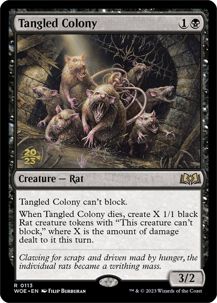 Tangled Colony [Wilds of Eldraine Prerelease Promos] | Empire Gaming NC