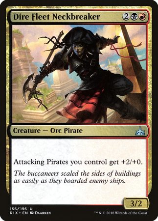 Dire Fleet Neckbreaker [Rivals of Ixalan] | Empire Gaming NC