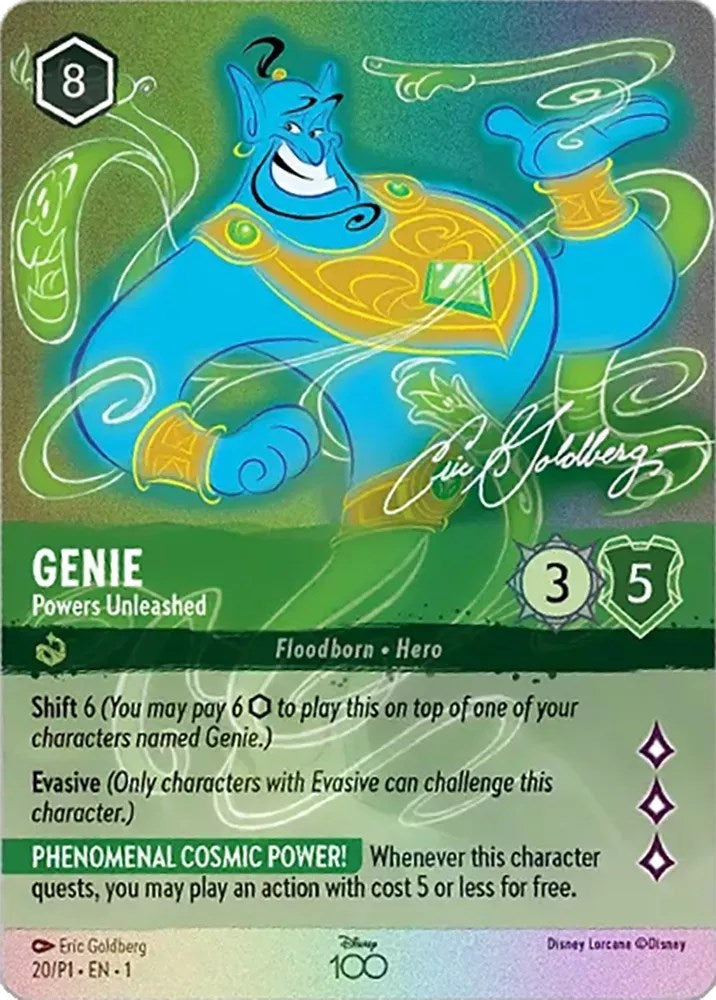 Genie - Powers Unleashed (Alternate Art) (20) [Disney100 Promos] | Empire Gaming NC