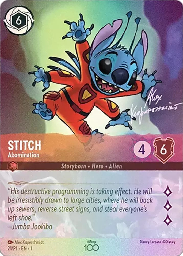 Stitch - Abomination (Alternate Art) (21) [Disney100 Promos] | Empire Gaming NC