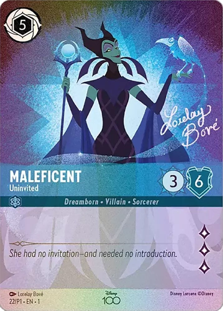 Maleficent - Uninvited (Alternate Art) (22) [Disney100 Promos] | Empire Gaming NC