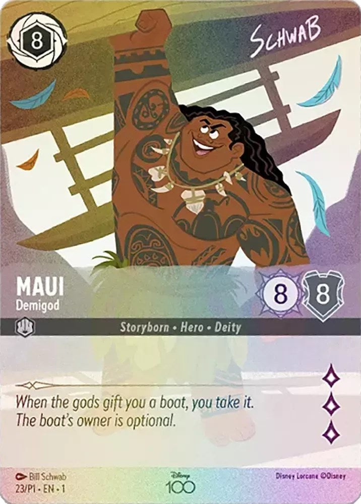 Maui - Demigod (Alternate Art) (23) [Disney100 Promos] | Empire Gaming NC