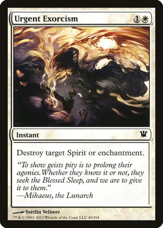 Urgent Exorcism [Innistrad] | Empire Gaming NC