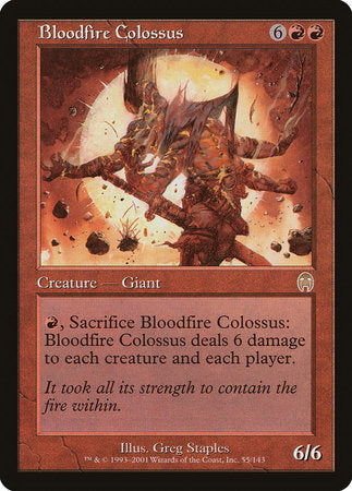 Bloodfire Colossus [Apocalypse] | Empire Gaming NC