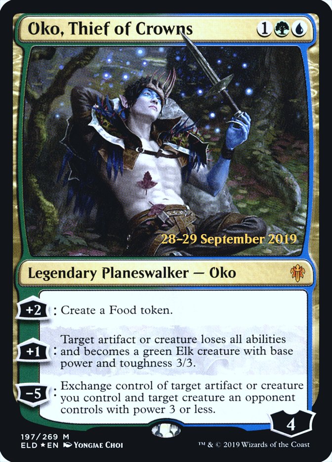 Oko, Thief of Crowns  [Throne of Eldraine Prerelease Promos] | Empire Gaming NC