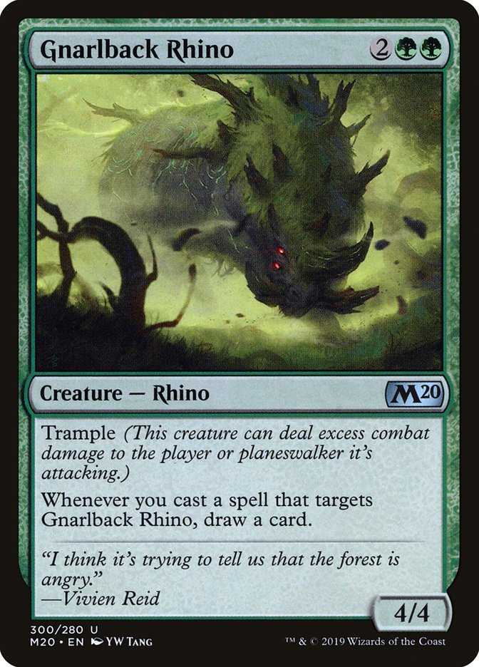 Gnarlback Rhino [Core Set 2020] | Empire Gaming NC