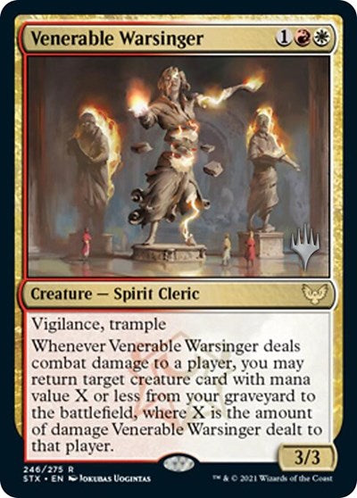 Venerable Warsinger (Promo Pack) [Strixhaven: School of Mages Promos] | Empire Gaming NC