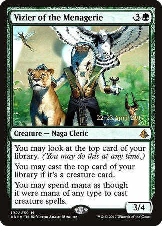 Vizier of the Menagerie [Amonkhet Promos] | Empire Gaming NC