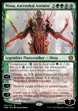 Nissa, Ascended Animist (Promo Pack) [Phyrexia: All Will Be One Promos] | Empire Gaming NC