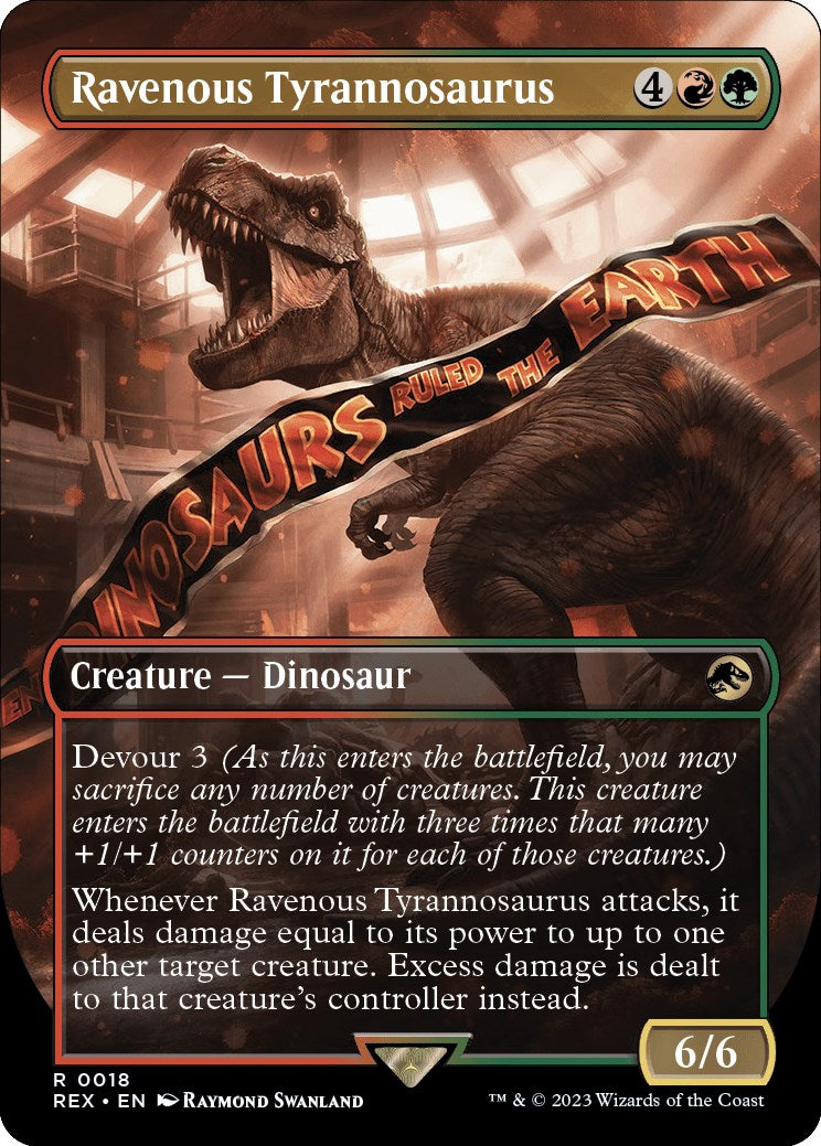 Ravenous Tyrannosaurus (Borderless) [Jurassic World Collection] | Empire Gaming NC