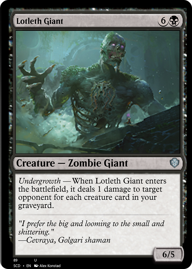 Lotleth Giant [Starter Commander Decks] | Empire Gaming NC