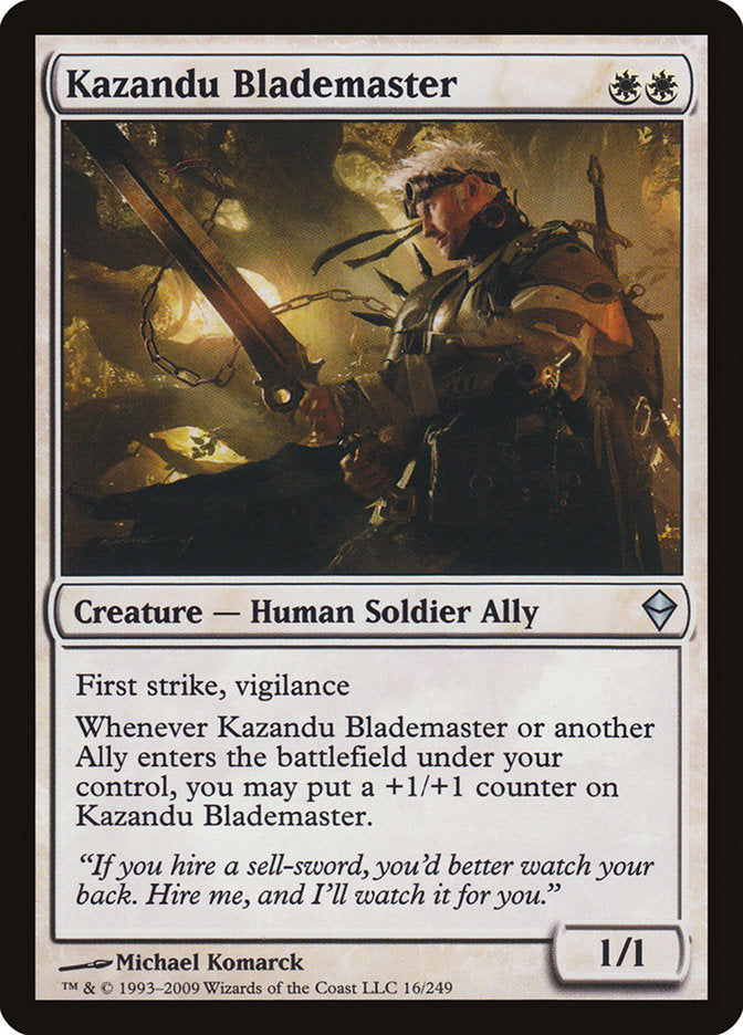 Kazandu Blademaster [Zendikar] | Empire Gaming NC