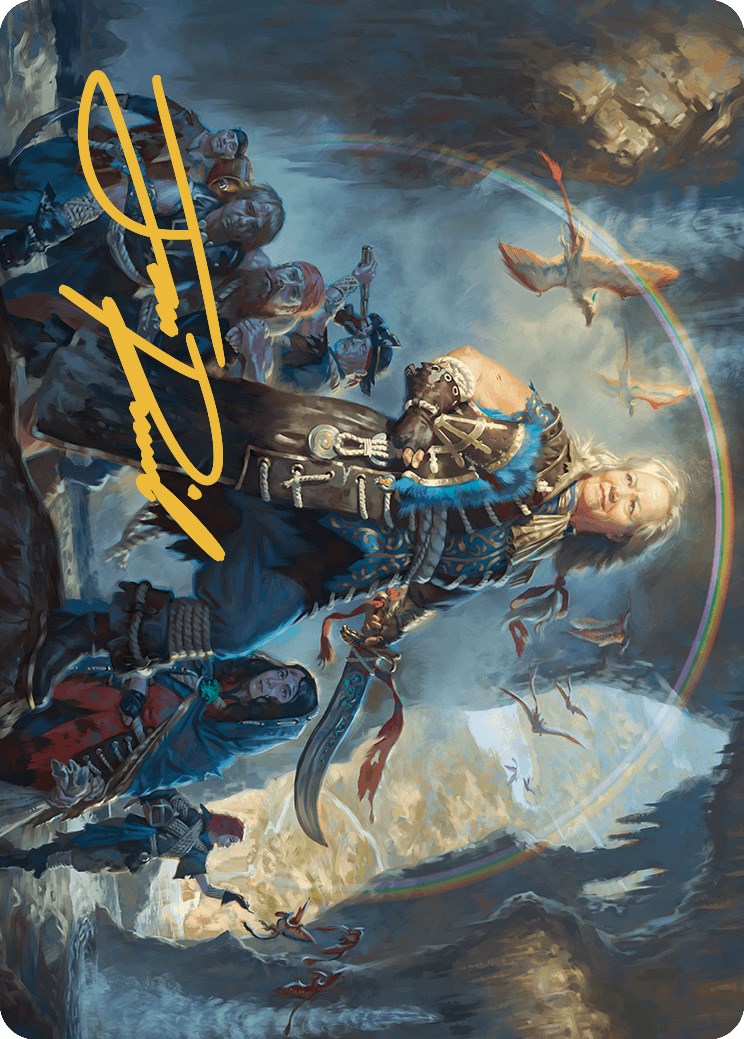 Admiral Brass, Unsinkable Art Card (Gold-Stamped Signature) [The Lost Caverns of Ixalan Art Series] | Empire Gaming NC