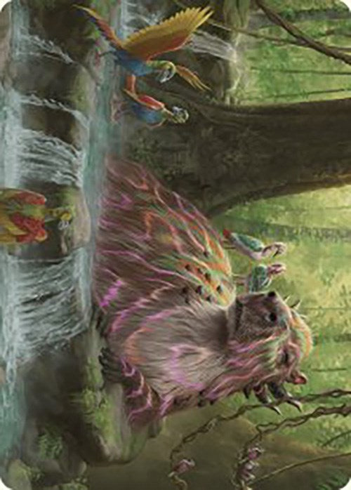 Basking Capybara Art Card [The Lost Caverns of Ixalan Art Series] | Empire Gaming NC