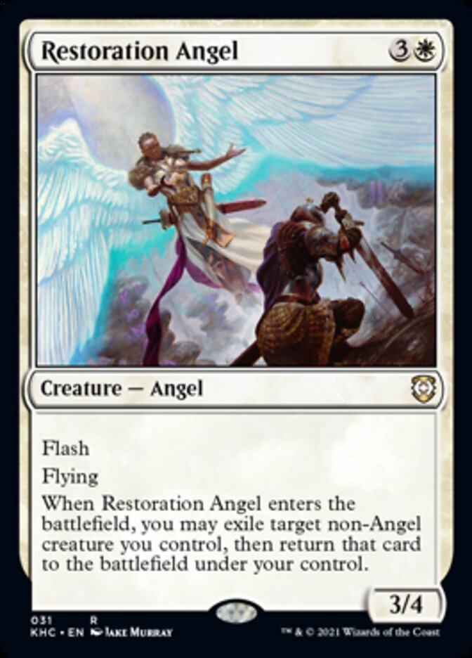 Restoration Angel [Kaldheim Commander] | Empire Gaming NC