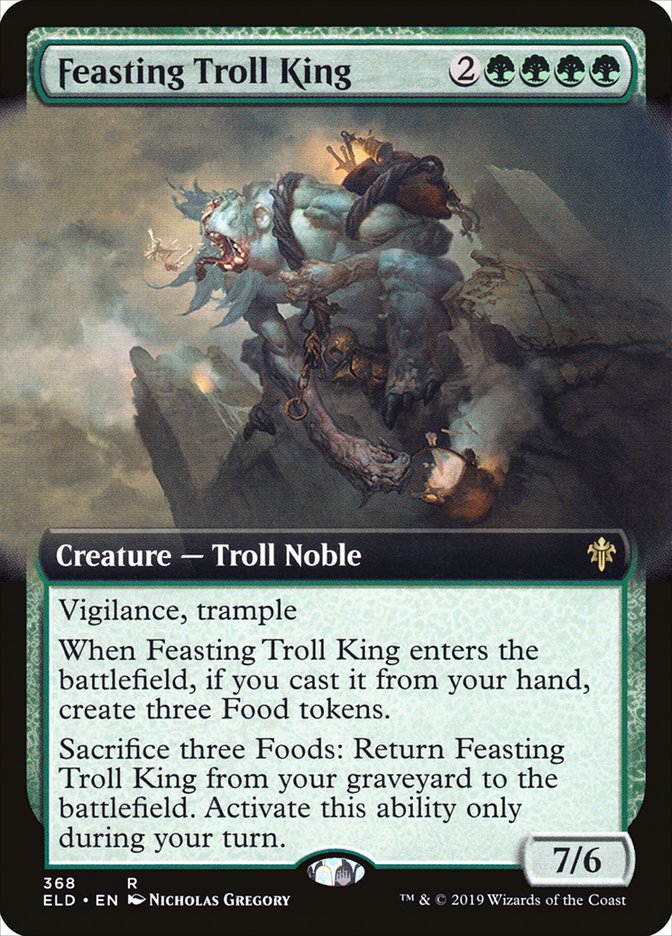 Feasting Troll King (Extended Art) [Throne of Eldraine] | Empire Gaming NC