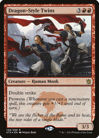 Dragon-Style Twins [Khans of Tarkir Promos] | Empire Gaming NC