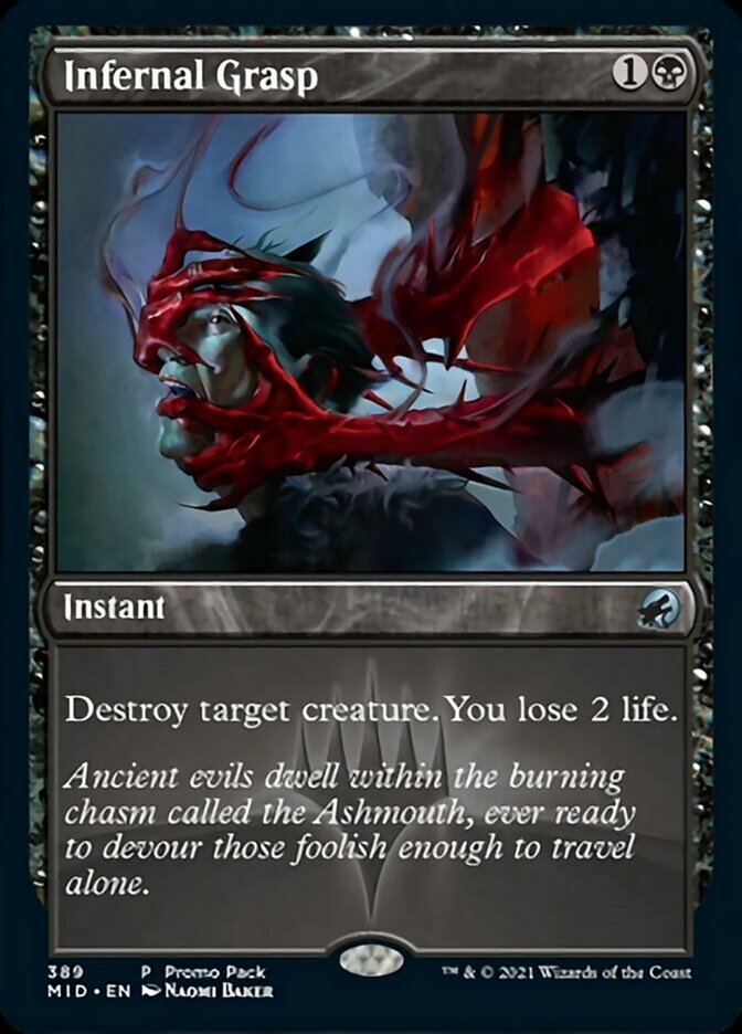 Infernal Grasp (Promo Pack) [Innistrad: Midnight Hunt Promos] | Empire Gaming NC