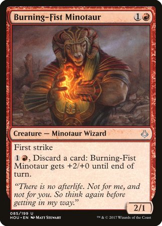 Burning-Fist Minotaur [Hour of Devastation] | Empire Gaming NC