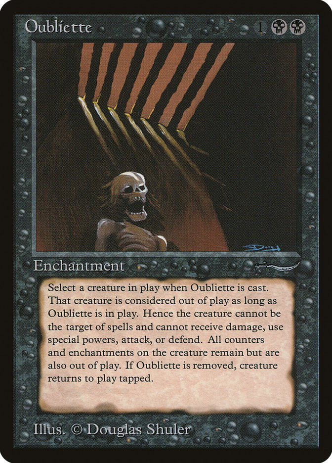 Oubliette (Dark Mana Cost) [Arabian Nights] | Empire Gaming NC