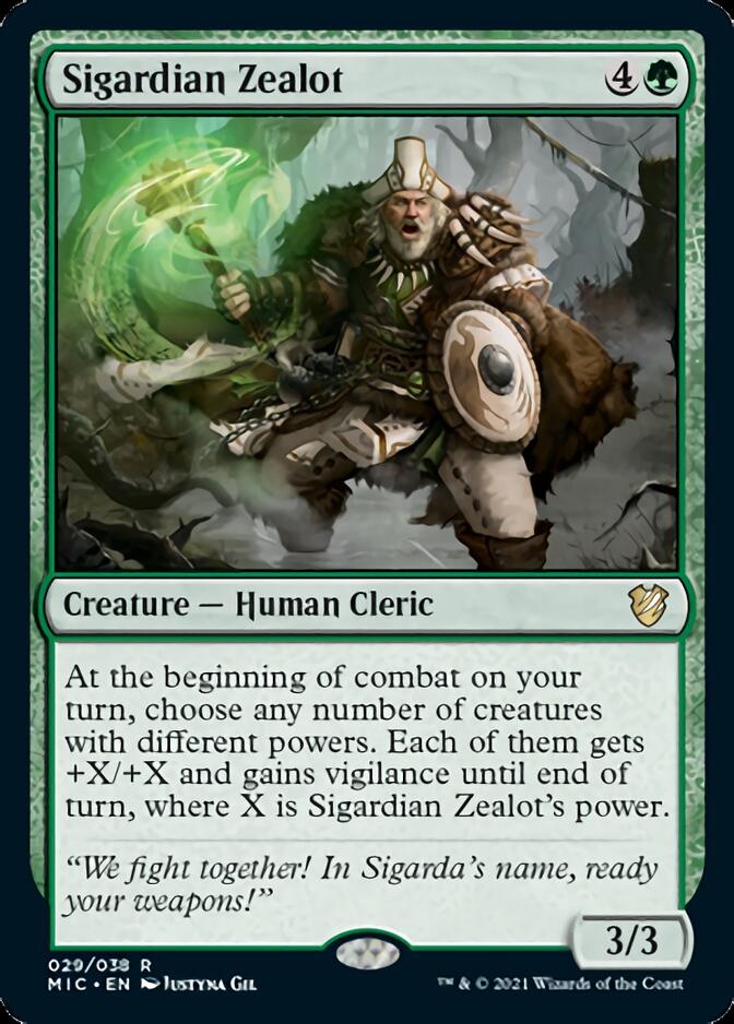 Sigardian Zealot [Innistrad: Midnight Hunt Commander] | Empire Gaming NC