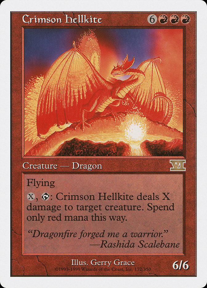 Crimson Hellkite [Classic Sixth Edition] | Empire Gaming NC