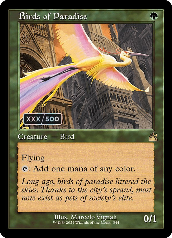 Birds of Paradise (Retro) (Serialized) [Ravnica Remastered] | Empire Gaming NC