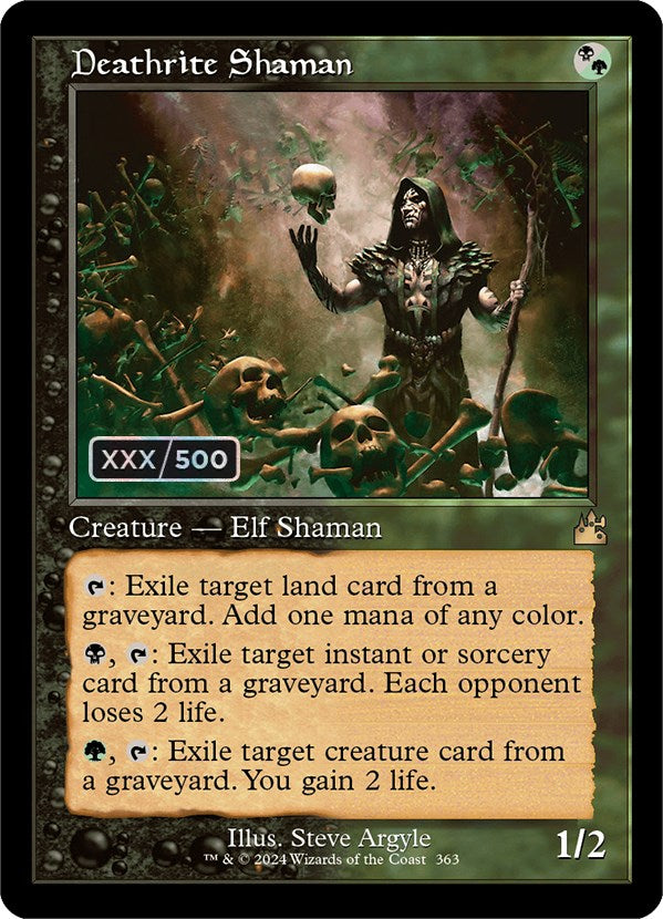 Deathrite Shaman (Retro) (Serialized) [Ravnica Remastered] | Empire Gaming NC