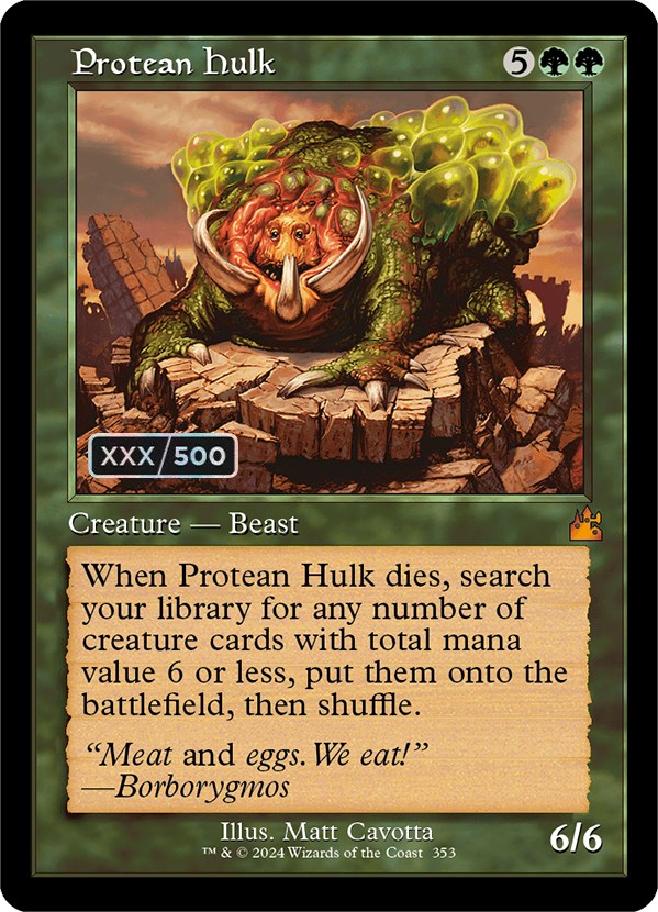 Protean Hulk (Retro) (Serialized) [Ravnica Remastered] | Empire Gaming NC