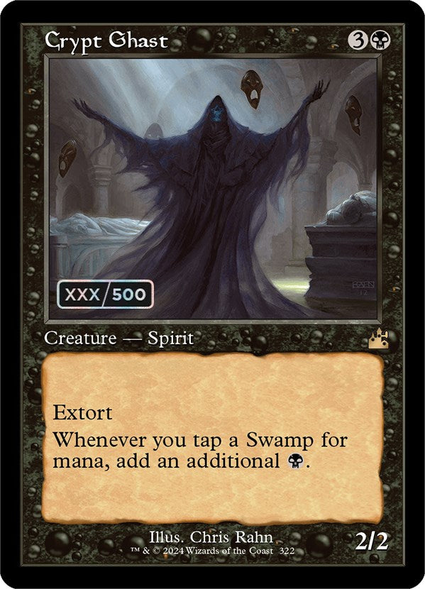 Crypt Ghast (Retro) (Serialized) [Ravnica Remastered] | Empire Gaming NC