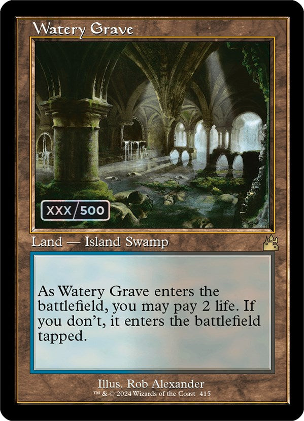 Watery Grave (Retro) (Serialized) [Ravnica Remastered] | Empire Gaming NC