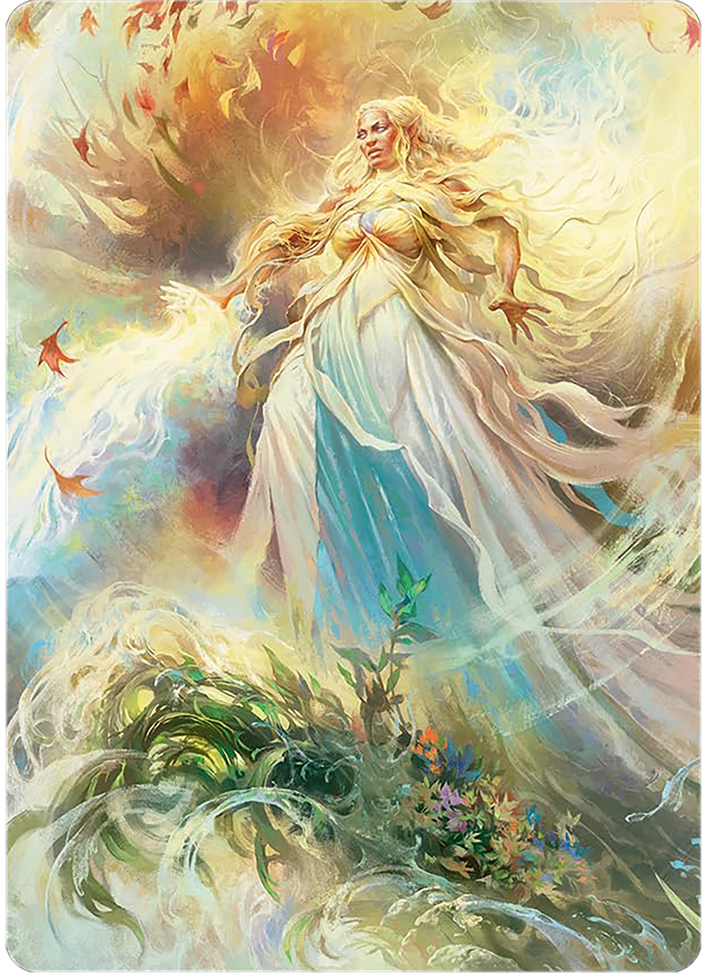 Galadriel, Light of Valinor Art Card [The Lord of the Rings: Tales of Middle-earth Art Series] | Empire Gaming NC