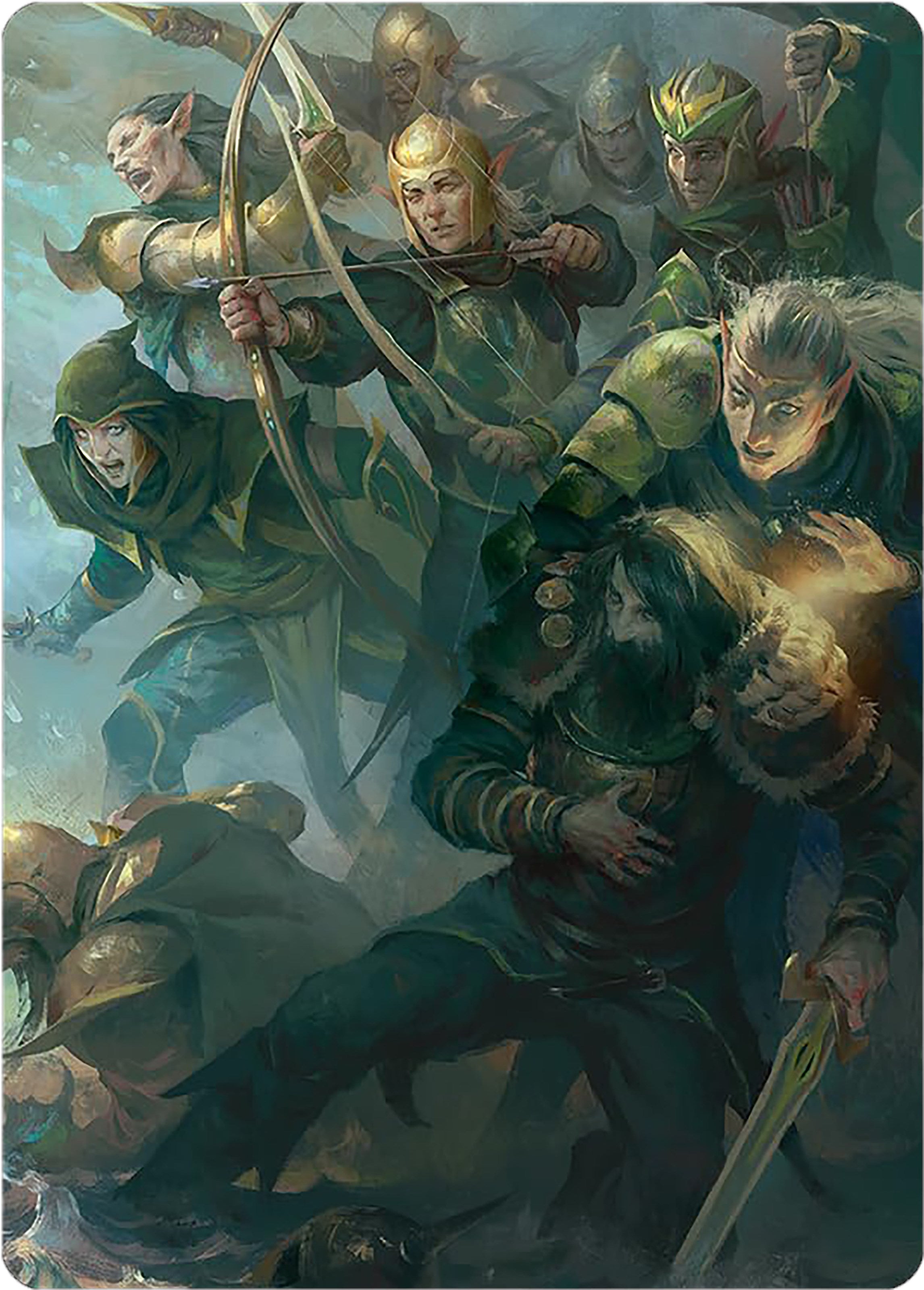 Galadhrim Brigade Art Card [The Lord of the Rings: Tales of Middle-earth Art Series] | Empire Gaming NC