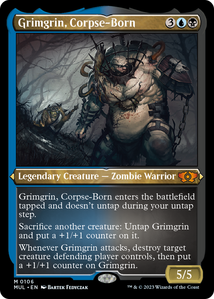 Grimgrin, Corpse-Born (Foil Etched) [Multiverse Legends] | Empire Gaming NC