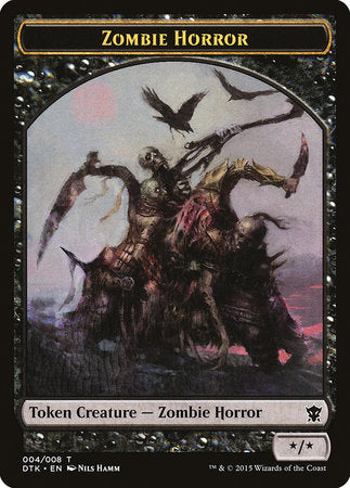 Zombie Horror Token [Dragons of Tarkir Tokens] | Empire Gaming NC