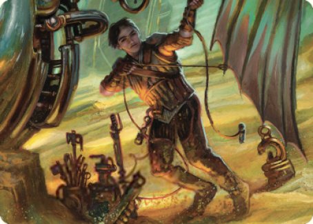 Mishra, Excavation Prodigy Art Card [The Brothers' War Art Series] | Empire Gaming NC